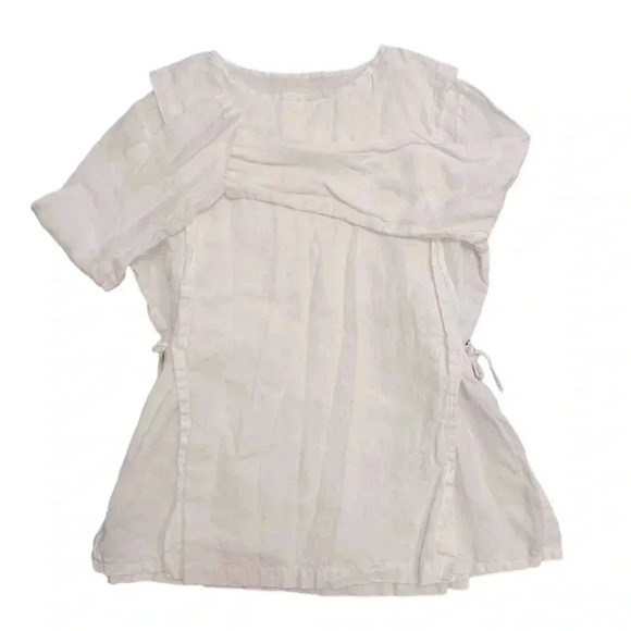 Bryn Walker 100% Linen White Tunic Top Size Small - Picture 6 of 12